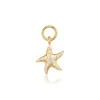 Sif Jakobs Jewellery Sif Jakobs Ellera Stella Marina charm SJ-CH2384-CZ-YG| Forgyldte Sølvsmykker|Øreringe