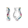 Sif Jakobs Jewellery Sif Jakobs Ellera Waves Medio øreringe SJ-E3859-XCZ| Sølvsmykker|Øreringe