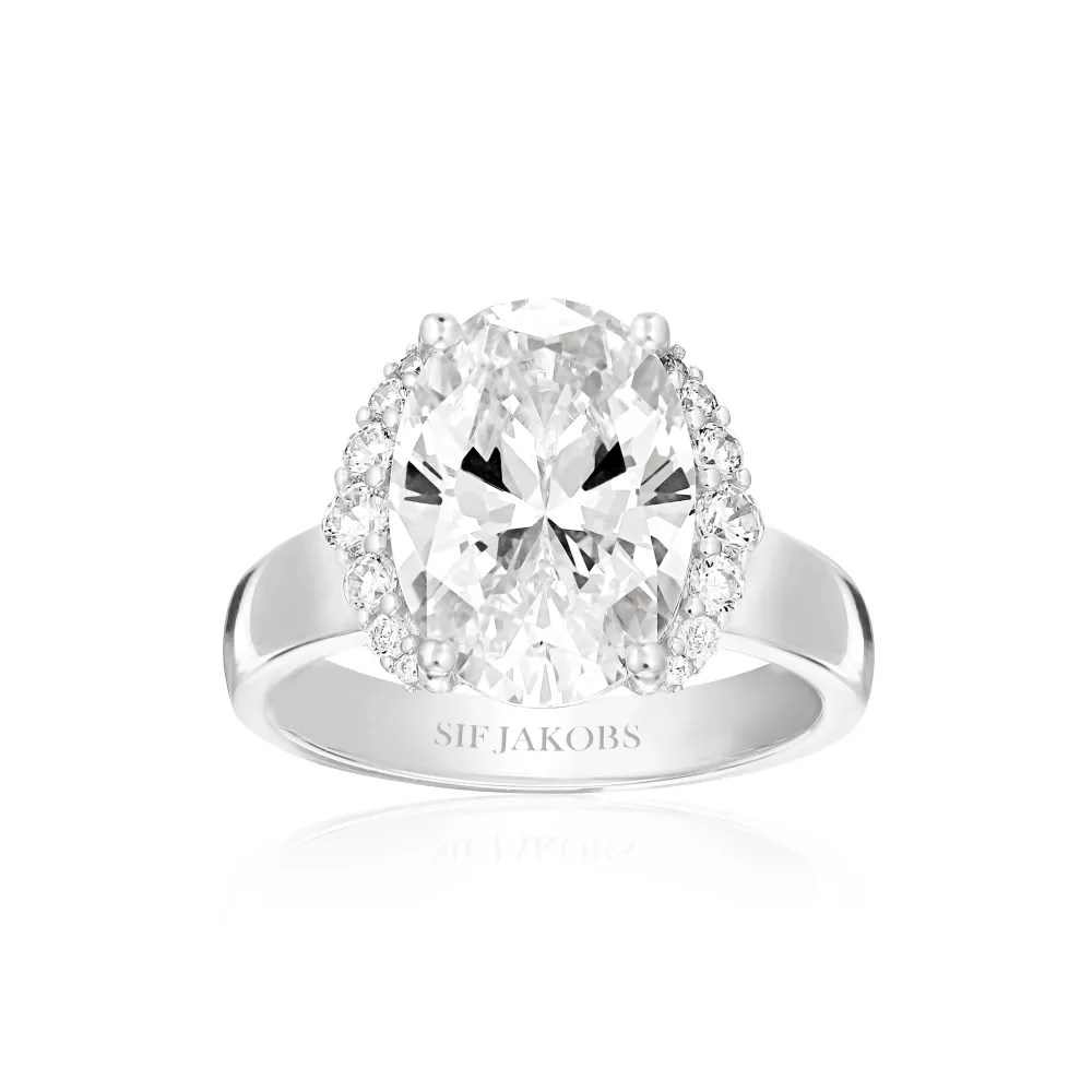 Sif Jakobs Jewellery Sif Jakobs Ellisse Grande ring SJ-R2342-CZ| Ringe|Sølvsmykker