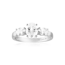 Sif Jakobs Jewellery Sif Jakobs Ellisse Tre ring SJ-R2340-CZ| Ringe|Sølvsmykker