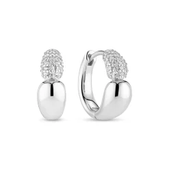 Sif Jakobs Jewellery Sif Jakobs Goccia Creolo Piccolo øreringe SJ-E2582-CZ| Sølvsmykker|Øreringe