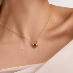 Sif Jakobs Jewellery Sif Jakobs Julia Grande halskæde SJ-N2612-YG| Forgyldte Sølvsmykker|Halskæder
