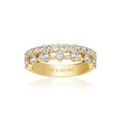 Sif Jakobs Jewellery Sif Jakobs Livigno ring SJ-R2367-CZ-YG| Forgyldte Sølvsmykker|Ringe
