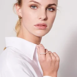 Sif Jakobs Jewellery Sif Jakobs Padua ring SJ-R22235-P-YG| Ringe|Forgyldte Sølvsmykker
