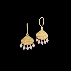 Sistie smykker Sistie Boheme øreringe Z1172GS-PINK| Forgyldte Sølvsmykker|Øreringe