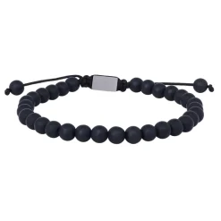 SON of Noa smykker SON of Noa Black Onyx armbånd 6mm 80980040000| Herresmykker|Armbånd