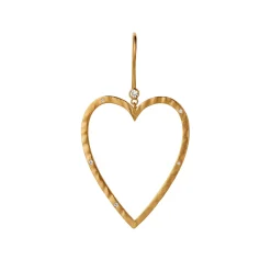 STINE A Jewelry Bella Heart ørering 1370-02| Forgyldte Sølvsmykker|Øreringe