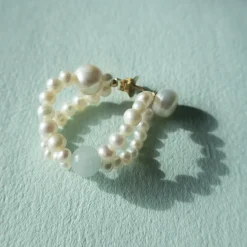STINE A Jewelry Callas Creol ørering 1377-02| Forgyldte Sølvsmykker|Øreringe