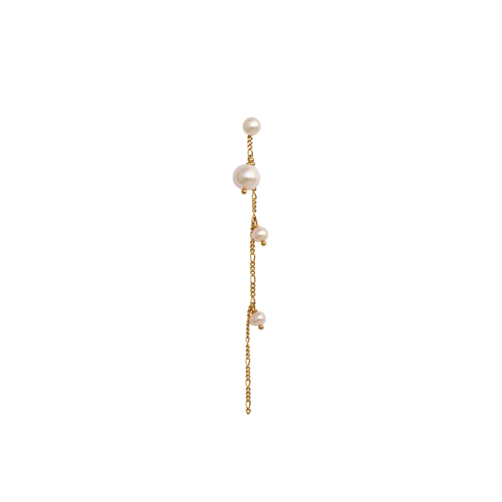 STINE A Jewelry Callas Long ørering 1375-02| Forgyldte Sølvsmykker|Øreringe