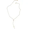 STINE A Jewelry Callas Y halskæde 2064-02| Forgyldte Sølvsmykker|Halskæder