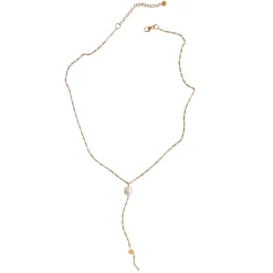 STINE A Jewelry Callas Y halskæde 2064-02| Forgyldte Sølvsmykker|Halskæder