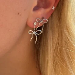 STINE A Jewelry Flow Bow ørering 1343-00| Øreringe|Sølvsmykker