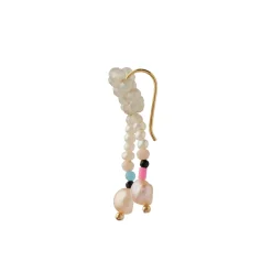 STINE A Jewelry Glow Bow ørering 1345-02| Øreringe|Forgyldte Sølvsmykker