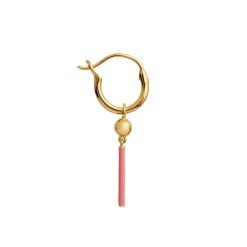STINE A Jewelry Huggie with Disco Ball and Pin ørering 1350-02-Dusty| Forgyldte Sølvsmykker|Øreringe