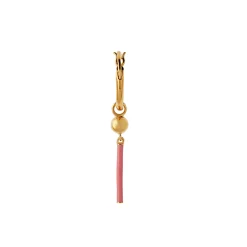STINE A Jewelry Huggie with Disco Ball and Pin ørering 1350-02-Dusty| Forgyldte Sølvsmykker|Øreringe