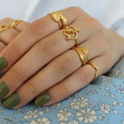 STINE A Jewelry Ile De L'amour ring 4035-02| Ringe|Forgyldte Sølvsmykker