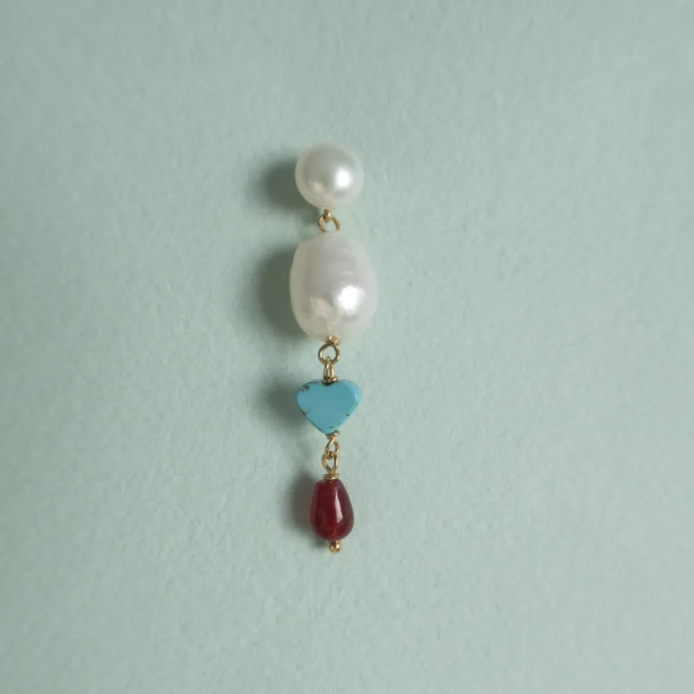 STINE A Jewelry Lou Lou ørering 1372-02| Forgyldte Sølvsmykker|Øreringe