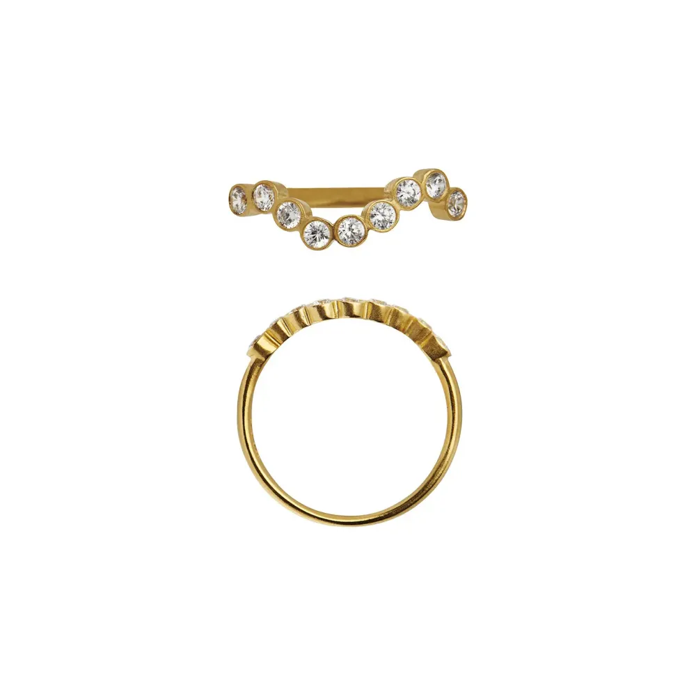 STINE A Jewelry Midnight Sparkle ring 4045-02| Ringe|Forgyldte Sølvsmykker