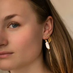 STINE A Jewelry MOM ørering 1259-02| Forgyldte Sølvsmykker|Øreringe