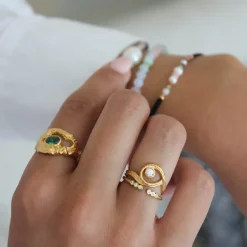 STINE A Jewelry My Love Rock ring 4048-02| Ringe|Forgyldte Sølvsmykker