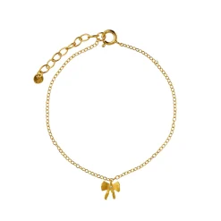 STINE A Jewelry Petit Bow armbånd 3216-02| Forgyldte Sølvsmykker|Armbånd