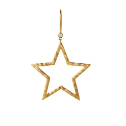 STINE A Jewelry Shining Star ørering 1371-02| Forgyldte Sølvsmykker|Øreringe