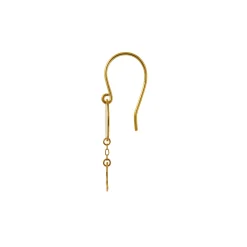 STINE A Jewelry Sun and Moon ørering 1359-02| Forgyldte Sølvsmykker|Øreringe