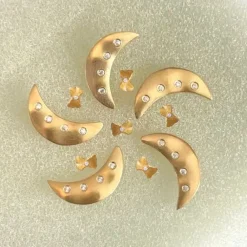 STINE A Jewelry Tres Petit Bow ørering 1356-02| Forgyldte Sølvsmykker|Øreringe