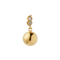 STINE A Jewelry Twin Flow Disco Ball ørering 1334-02| Forgyldte Sølvsmykker|Øreringe