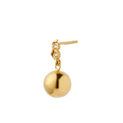 STINE A Jewelry Twin Flow Disco Ball ørering 1334-02| Forgyldte Sølvsmykker|Øreringe