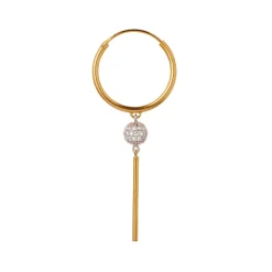 STINE A Jewelry Vintage Disco Ball and Pin ørering 1369-0002| Forgyldte Sølvsmykker|Øreringe
